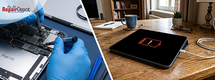 iPad not charging banner
