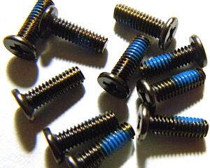 M2.5 x 7.5mm Black Screws