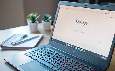 Chromebook with Google Chrome Browser