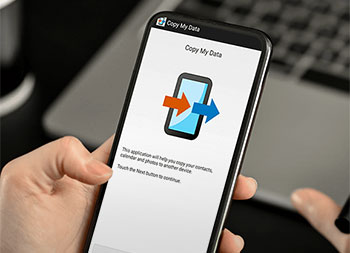 Copy My Data app on Android phone