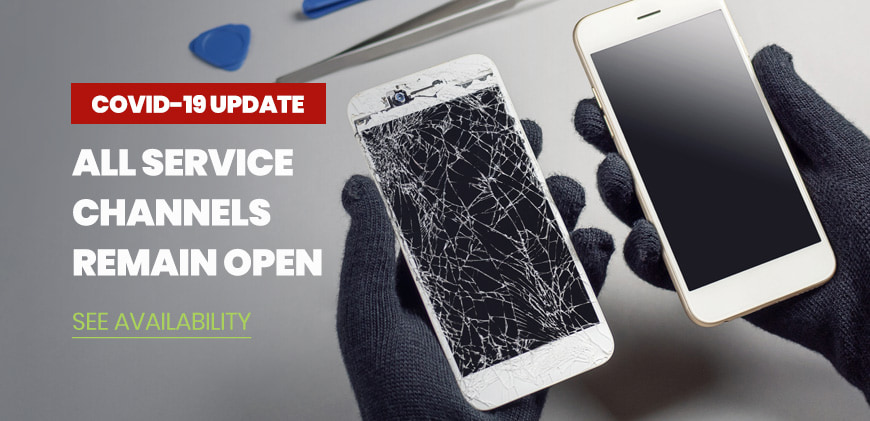 Covid-19 Update: All Service Channels Remain Open - See Availability