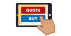 Online purchase icon