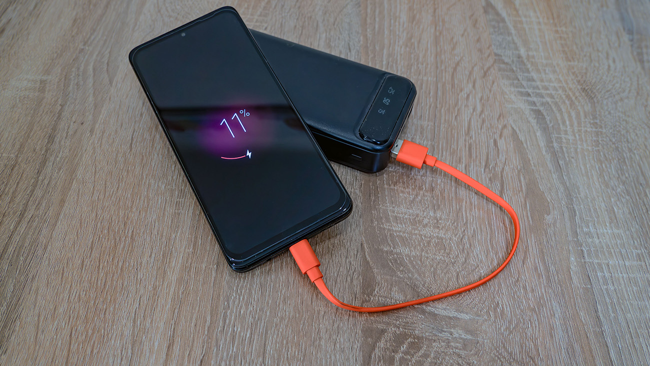 Slow charging phone